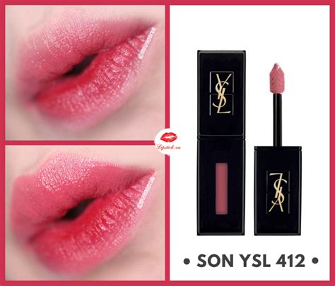 ysl vinyl cream lip stain review son|YSL lip stain 412.